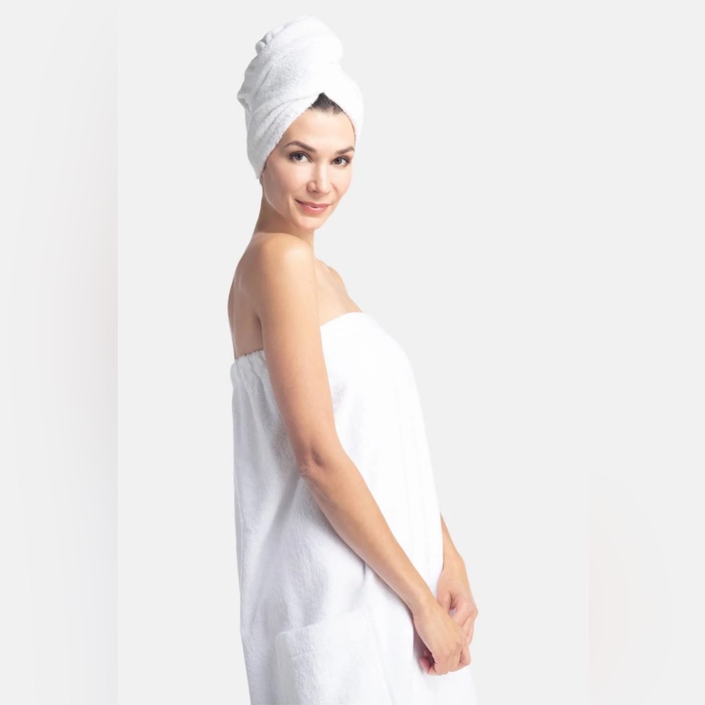 Savannah White Body and Hair Wrap Set